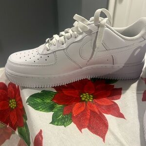 White Air Force 1s. New . Size 9